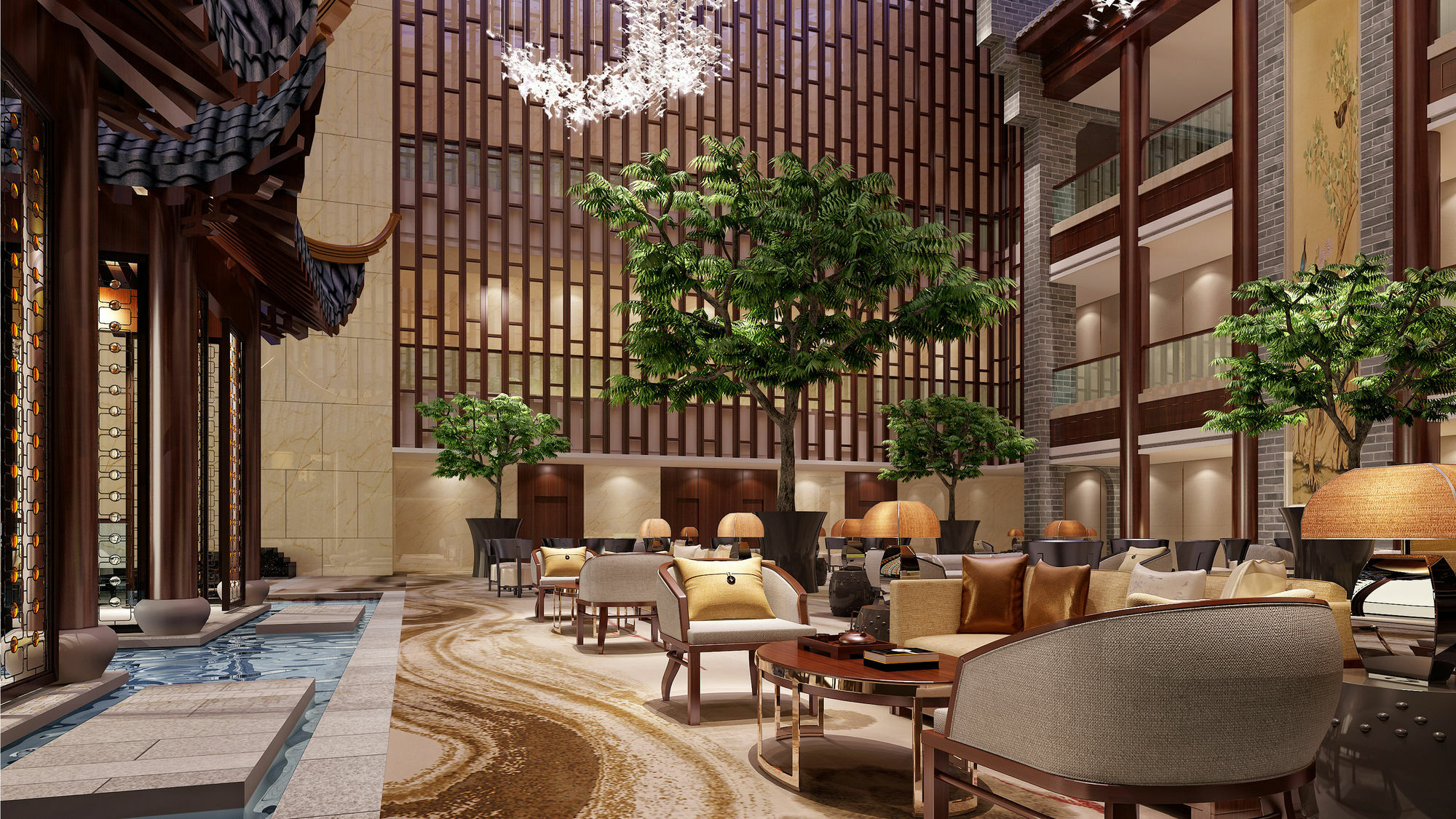 Chengdu Cynn Hotel Bagian luar foto